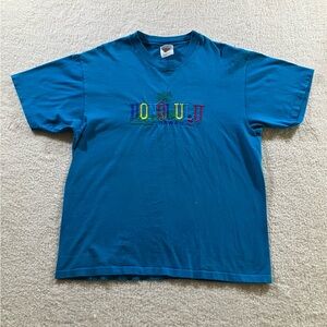 Vintage Honolulu, Hawaii Embroidered Tee (L)